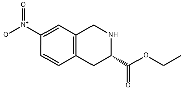 Ethyl (S)-7-nitro-1,2,3,4-tetrahydroisoquinoline-3-carboxylate