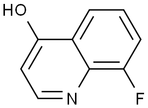 8-Fluoroquinolin-4-ol, 8-Fluoro-4-hydroxy-1-azanaphthalene
