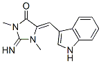 (E)-5-[(3-吲哚基)亚甲基]-2-亚氨基-1,3-二甲基-4-咪唑烷酮
