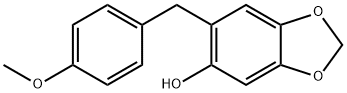 1,3-Benzodioxol-5-ol, 6-[(4-methoxyphenyl)methyl]-