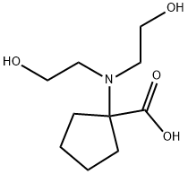 1-[bis(2-hydroxyethyl)amino]cyclopentane-1-carboxylic acid