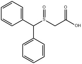 Acetic acid, [(diphenylmethyl)sulfinyl]-