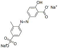 2-Hydroxy-5-[(2-methyl-4-sulfophenyl)azo]benzoic acid disodium salt