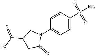 5-氧代-1-(4-氨磺酰基苯基)吡咯烷-3-羧酸