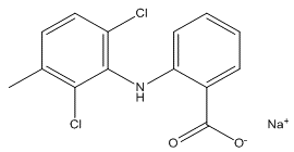 sodium 2-(2,6-dichloro-3-methylanilino)benzoate hydrate