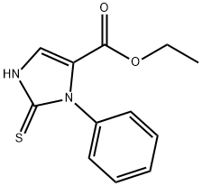 1H-Imidazole-4-carboxylic acid, 2,3-dihydro-3-phenyl-2-thioxo-, ethyl ester