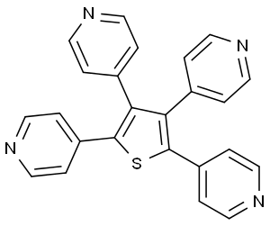 1,2,3,4-Tetrakis(4-pyridyl)thiophene