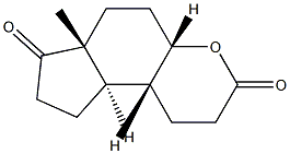 Cyclopenta[f][1]benzopyran-3,7-dione, decahydro-6a-methyl-,[4aS-(4aa,6aa,9ab,9ba)]-