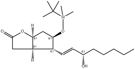 (3aR,4R,5R,6aS)-5-((tert-butyldimethylsilyl)oxy)-4-((S,E)-3-hydroxyoct-1-en-1-yl)hexahydro-2H-cyclopenta[b]furan-2-one