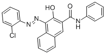 (4Z)-4-[2-(2-chlorophenyl)hydrazinylidene]-3-oxo-N-phenyl-3,4-dihydronaphthalene-2-carboxamide