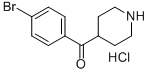 Methanone,(4-bromophenyl)-4-piperidinyl-, hydrochloride