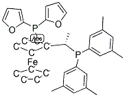 1,2,3,4,5-cyclopentanepentayl, compd. with 1-[(1R)-1-[bis(3,5-dimethylphenyl)phosphino]ethyl]-2-(di-2-furanylphosphino)-1,2,3,4,5-cyclopentanepentayl, iron salt (1:1:1)