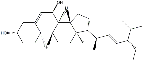 豆甾-5,22E-二烯-3,7-二醇
