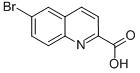 2-Quinolinecarboxylic acid, 6-bromo-