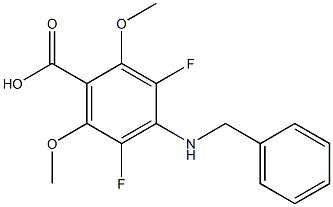 4-(苄基氨基)-3,5-二氟-2,6-二甲氧基苯甲酸