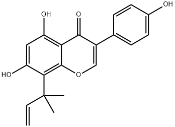4H-1-Benzopyran-4-one, 8-(1,1-dimethyl-2-propen-1-yl)-5,7-dihydroxy-3-(4-hydroxyphenyl)-