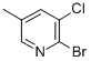 2-Bromo-3-chloro-5-picoline