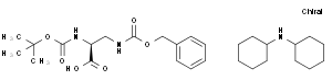 N-叔丁氧羰基-N'-苄氧羰基-L-2,3-二氨基丙酸二环己胺盐