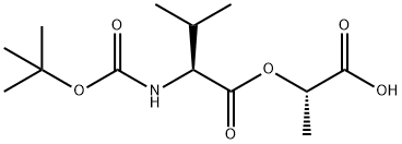 L-Valine, N-[(1,1-dimethylethoxy)carbonyl]-, (1S)-1-carboxyethyl ester