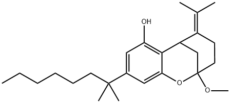 2,6-Methano-2H-1-benzoxocin-7-ol, 9-(1,1-dimethylheptyl)-3,4,5,6-tetrahydro-2-methoxy-5-(1-methylethylidene)-