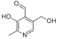3-(Hydroxymethyl)-5-hydroxy-6-methylpyridine-4-carbaldehyde