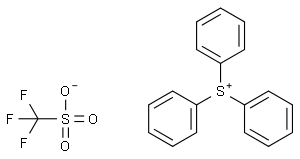 三苯基锍与三氟甲磺酸的盐(1:1)