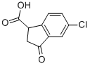 5-CHLORO-2,3-DIHYDRO-3-OXO-1H-INDENE-1-CARBOXYLIC ACID