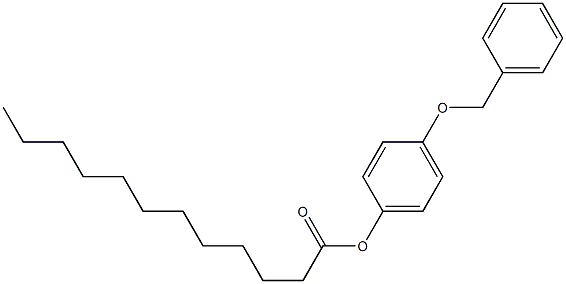 (4-phenylmethoxyphenyl) dodecanoate
