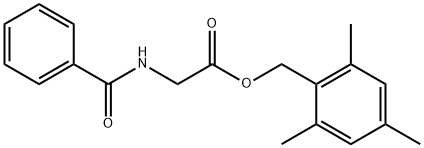 Hippuric acid, 2,4,6-trimethylbenzyl ester (7CI,8CI)