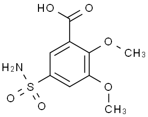 2,3-二甲氧基-5-磺酰胺苯甲酸