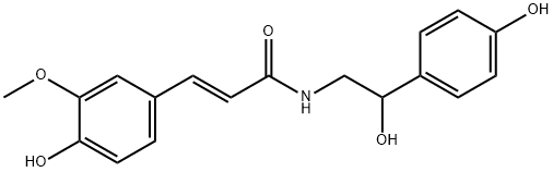 2-Propenamide, N-[2-hydroxy-2-(4-hydroxyphenyl)ethyl]-3-(4-hydroxy-3-methoxyphenyl)-, (2E)-