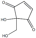 2-Hydroxy-2-hydroxymethyl-4-cyclopentene-1,3-dione