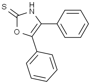 4,5-diphenyl-1,3-oxazole-2(3H)-thione