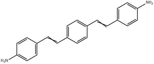 Benzenamine, 4,4'-(1,4-phenylenedi-2,1-ethenediyl)bis-