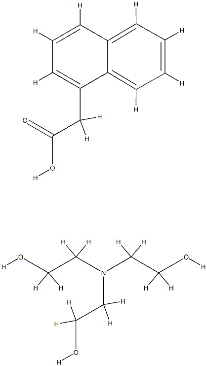 naphthalene-1-acetic acid, compound with 2,2',2''-nitrilotriethanol (1:1)