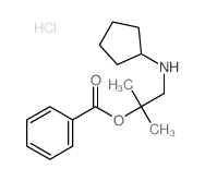 Benzoic acid,[2-(cyclopentylamino)-1,1-dimethyl]ethyl ester, hydrochloride