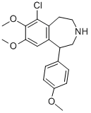 6-chloro-7,8-dimethoxy-1-(4-methoxyphenyl)-2,3,4,5-tetrahydro-1H-3-benzazepine