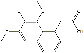 2-(6,7,8-TriMethoxynaphthalen-1-yl)acetic acid