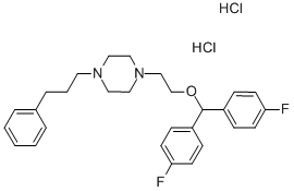 1-(2-BIS-[4-FLUOROPHENYL]-METHOXYETHYL)-4-(3-PHENYL-2-PROPYL)PIPERAZINE HYDROCHLORIDE