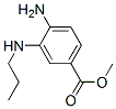 Benzoic acid, 4-amino-3-(propylamino)-, methyl ester (9CI)