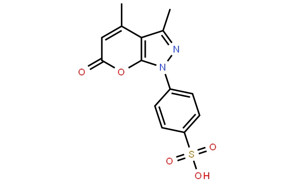 4-(3,4-Dimethyl-6-oxopyrano[2,3-c]pyrazol-1(6H)-yl)benzenesulfonic acid