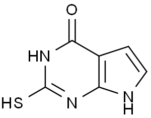 2-Mercapto-3H-pyrrolo[2,3-d]pyrimidin-4(7H)-one