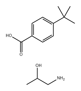 p-tert-butylbenzoic acid, compound with 1-aminopropan-2-ol (1:1)