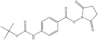 (2,5-dioxopyrrolidin-1-yl) 4-[(2-methylpropan-2-yl)oxycarbonylamino]benzoate