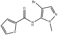N-(4-bromo-1-methyl-1H-pyrazol-5-yl)-2-furamide