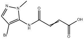4-[(4-bromo-1-methyl-1H-pyrazol-5-yl)amino]-4-oxobut-2-enoic acid