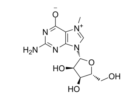 2-Amino-7,8-dihydro-7-methyl-9-(β-D-ribofuranosyl)-9H-purine-6(1H)-one
