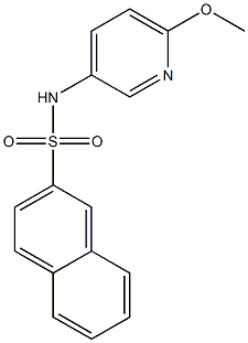N-(6-methoxypyridin-3-yl)naphthalene-2-sulfonamide
