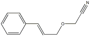 Acetonitrile, [(3-phenyl-2-propenyl)oxy]-