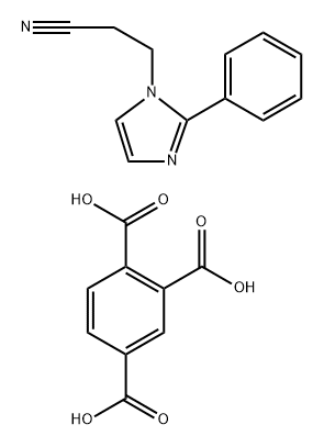 1-氰乙基-2-苯基咪唑与1,2,4-苯三甲酸的化合物